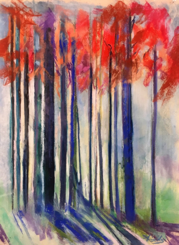 Light In the Forest by artist Sherry Fields